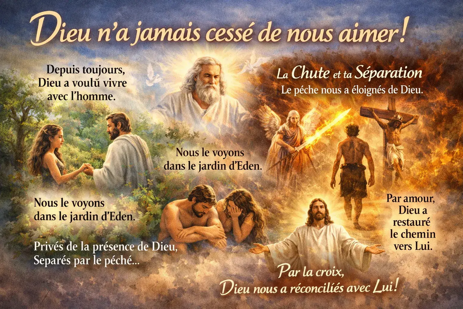 L'Amour de DIEU, envers les hommes.