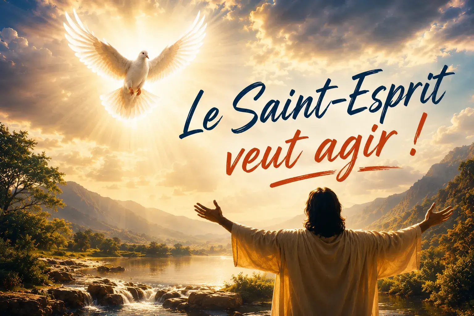 ✨ Le Saint-Esprit veut agir dans votre vie aujourd'hui. Êtes-vous prêt à lui laisser toute la place ? Découvrez comment sa présence peut tout transformer.